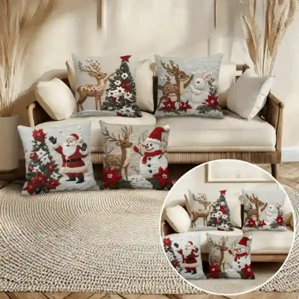CutePillows, fețe de pernă de Crăciun (4 bucăți) - Image 1